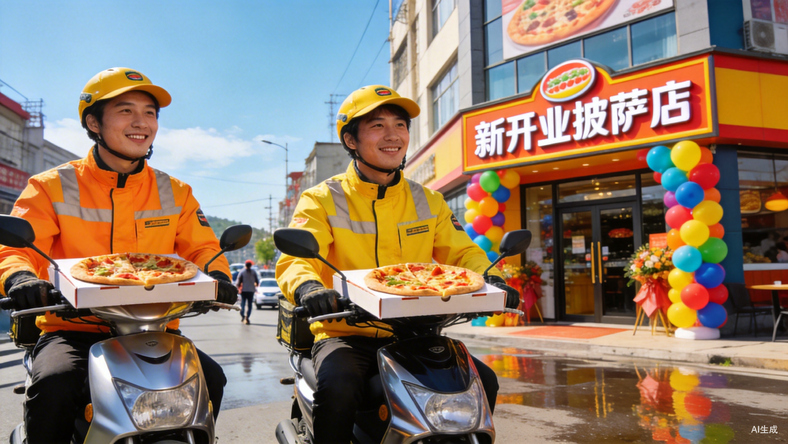 披萨巨头,“血战”县城